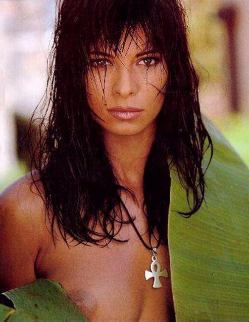 15P Celebrity Natalia Estrada showing big hard nipples