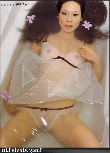 15P Asian celeb Lucy Liu nude tits and hot fetish ass