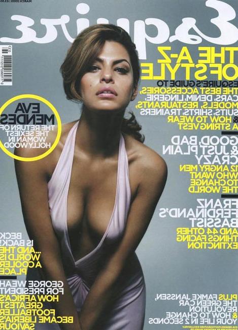 16P Celebrity Eva Mendes showing her huge boobs