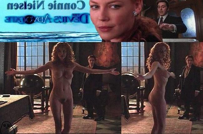 15P Celeb with great body Connie Nielsen showing everything nude