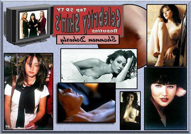 15P Lovely brunette celeb Shannen Doherty showing lovely nude boobs
