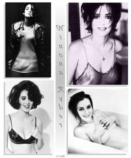15P Amazing celebrity actress Winona Ryder looking very hot