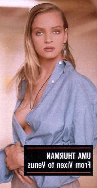 15P Lovely actress Uma Thurman showing hot nude ass and nude tits
