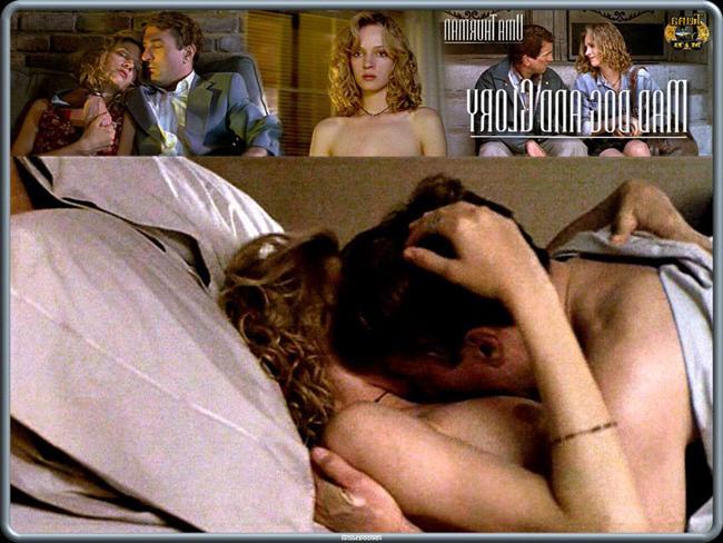 15P Lovely actress Uma Thurman showing hot nude ass and nude tits
