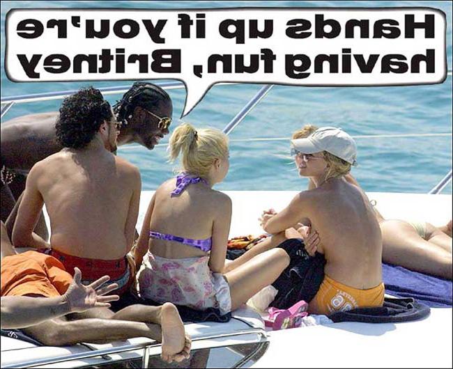 15P Lovely celebrity Britney Spears ups tits shots