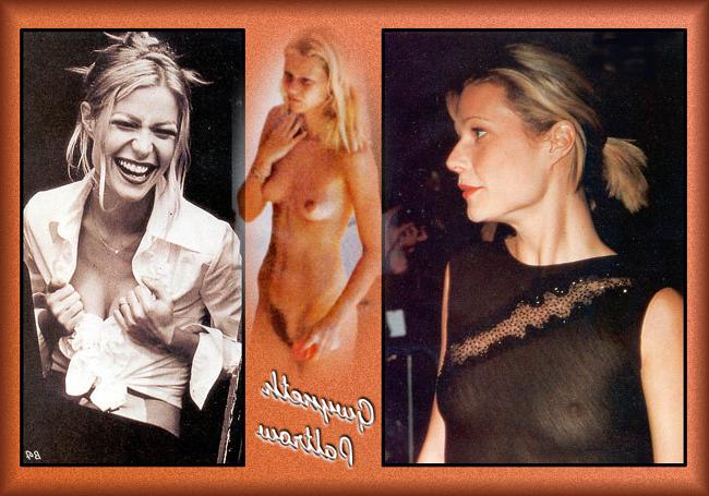 15P Lovely celebrity babe Gwyneth Paltrow nude body
