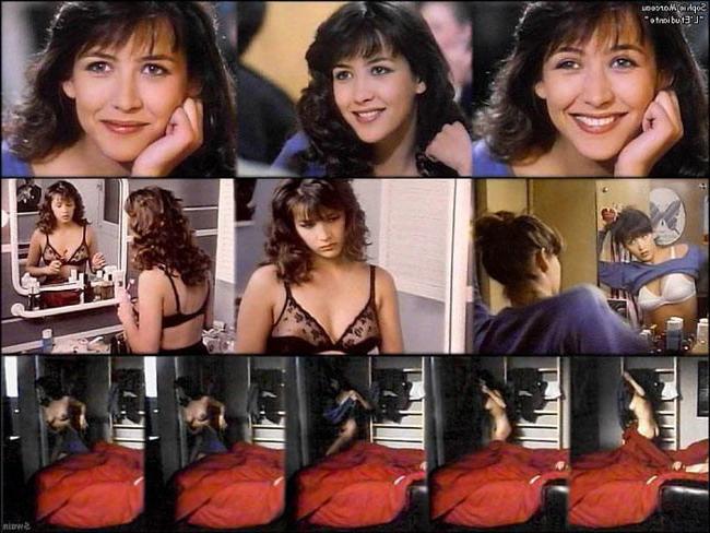 15P Hot celebrity Sophie Marceau looking nice and shows nude parts