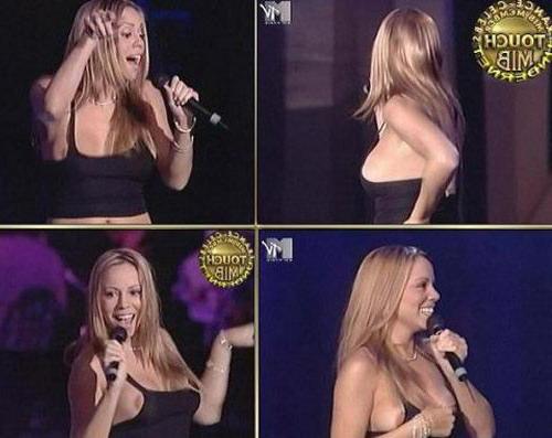 16P Mariah Carey upskirt and nipple slip paparazzi pictures