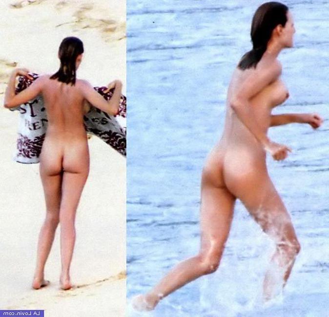16P Celebrity Uma Thurman nude paparazzi photos