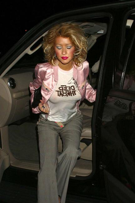16P Christina Aguilera shows exotic ass
