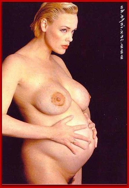 15P Brigitte Nielsen showing her huge boobs
