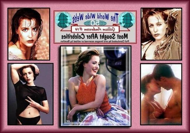 16P Gillian Anderson xfiles of nude scenes