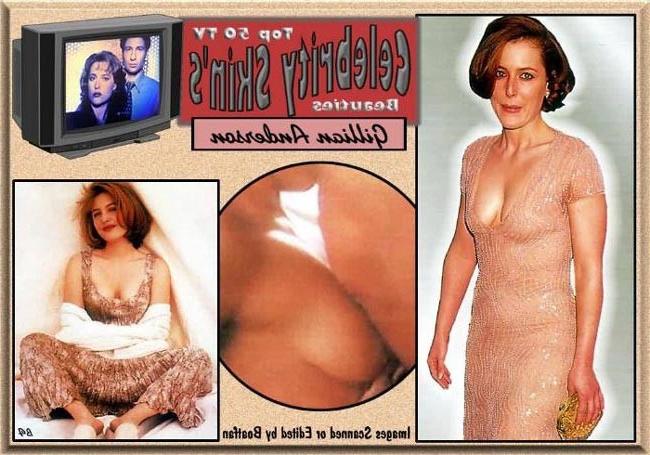 16P Gillian Anderson xfiles of nude scenes