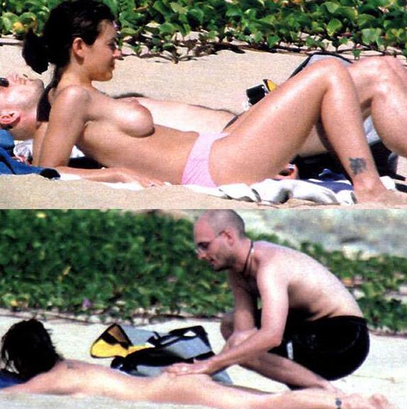 15P Gorgeous celebrity Alyssa Milanos big tasty tits
