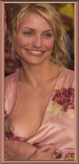 16P Naughty celebrity Cameron Diaz Exposed