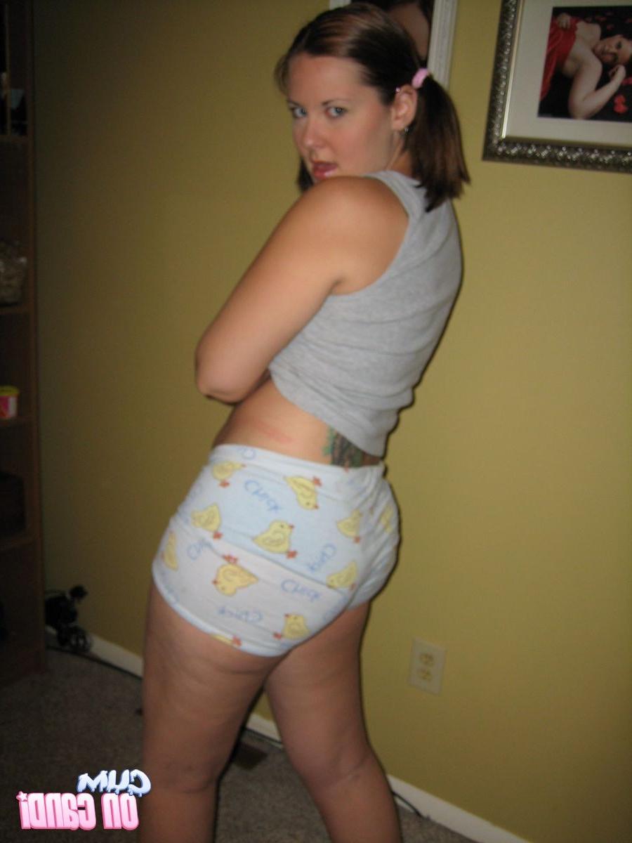 16P Candi Gets Cum In Her Pig Tails