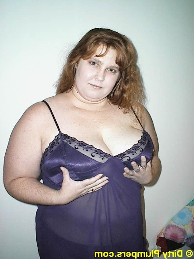 16P Chubby redhead with big natural tits