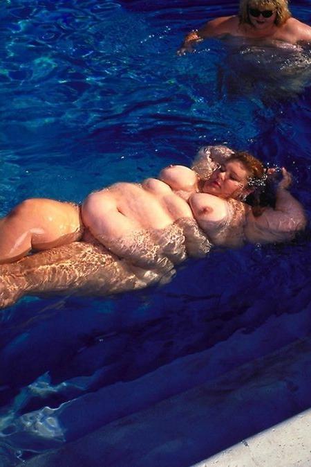 20P Couple of giant fat whales swimming
