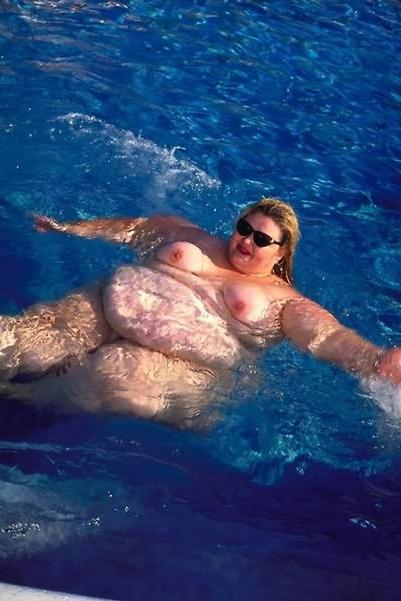 20P Couple of giant fat whales swimming