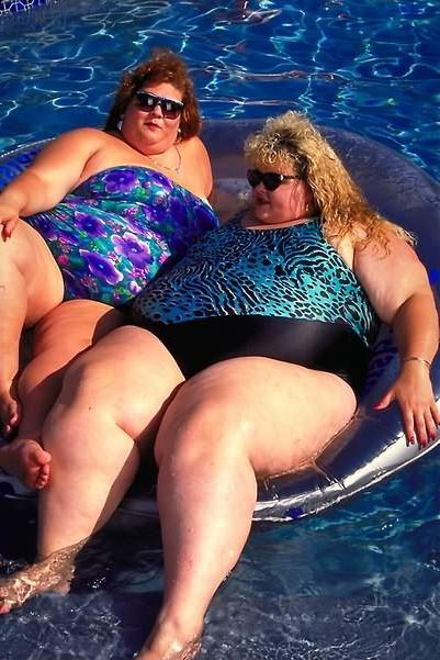 20P Couple of giant fat whales swimming