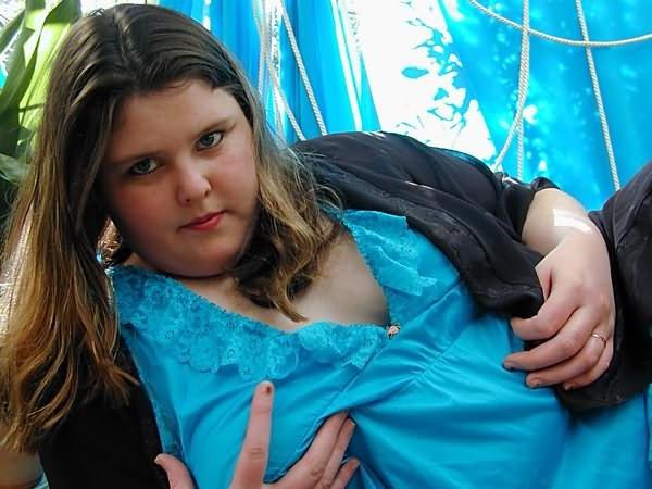 20P Teen fat plumper all in blue