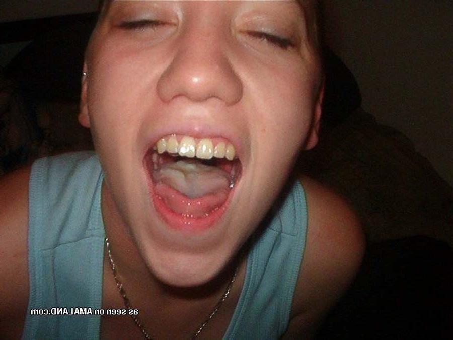 12P Cum covered cute teen amateur girl