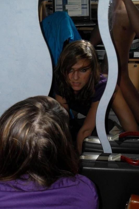 15P Slutty wild girlfriend stuffs her wet snatch with a bottle