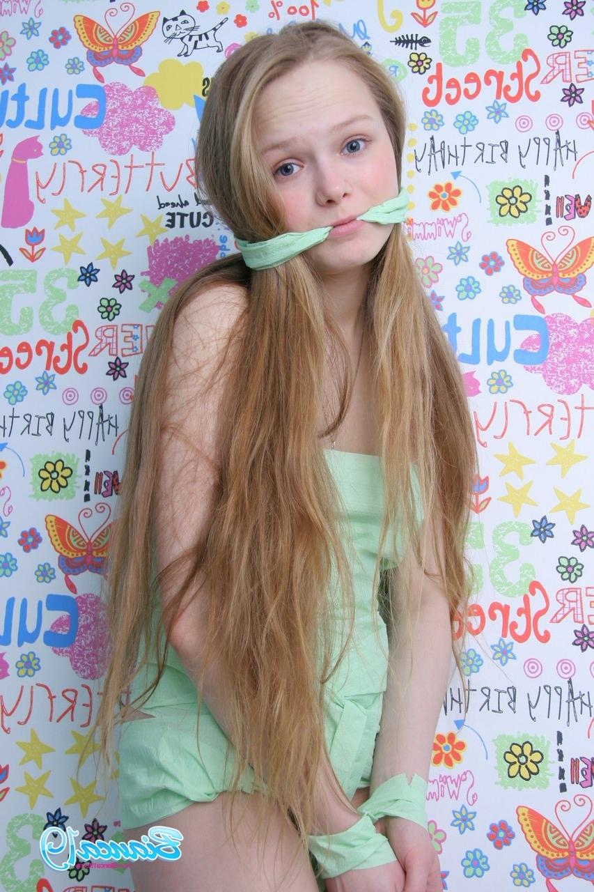 16P Cute nineteen year old teen bound