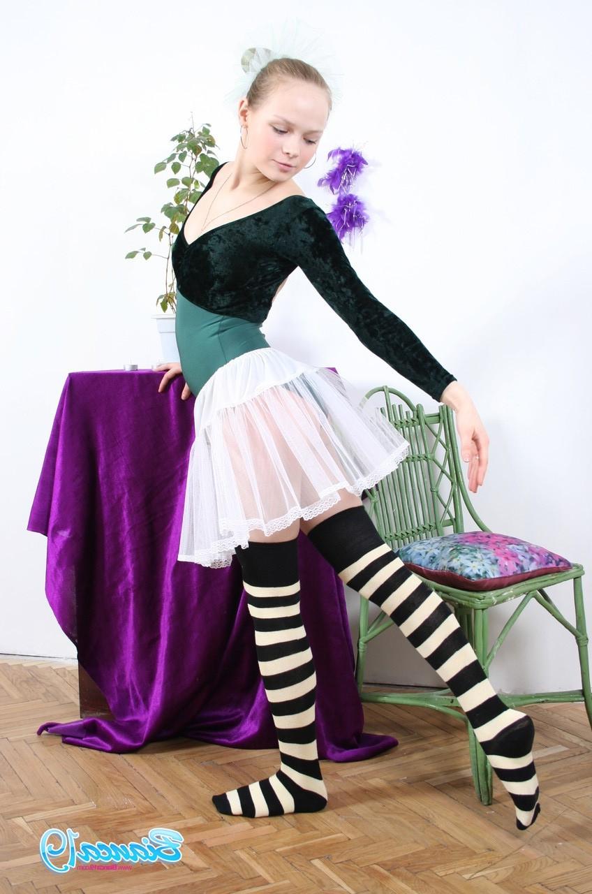 16P Cute nineteen year old ballerina