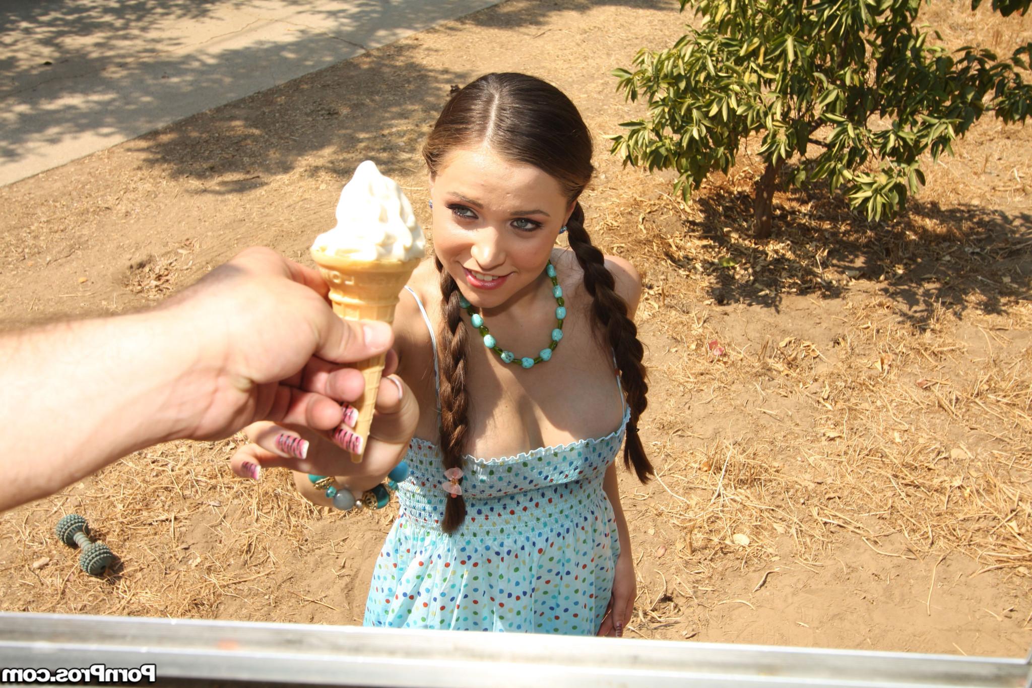 16P Teen hottie gets her first ice cream truck fuck
