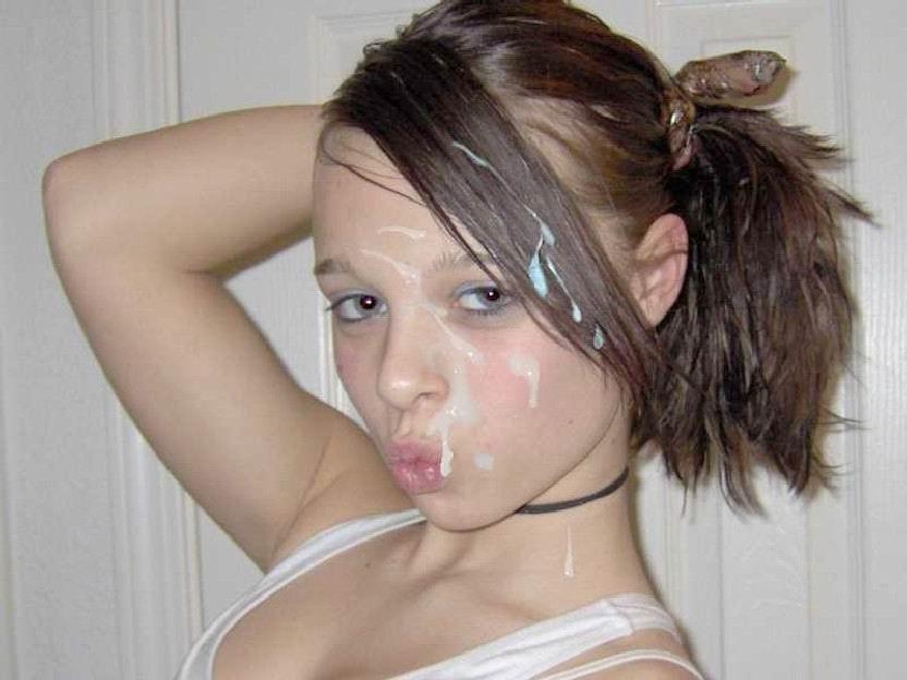 18P Messy Cum Covered Amateurs 