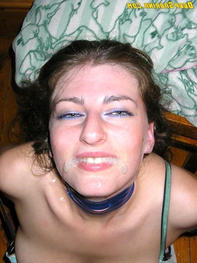 16P Sabrina Deep does excellent throatjob and gets covered in cum