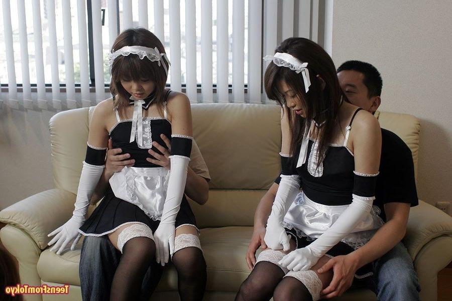19P Two innocent tokyo maids get hardcored and creamed