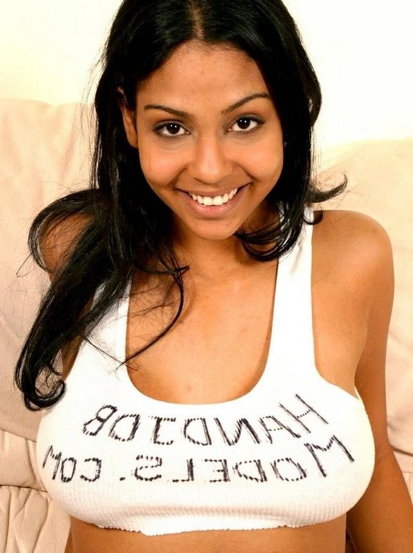 16P Busty ethnic babe creamed after skilled handjob action