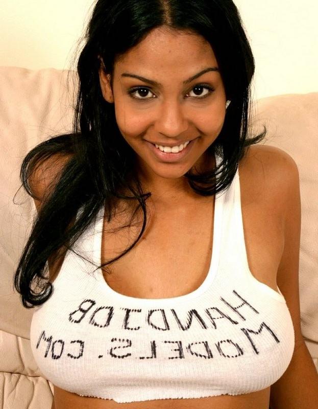 16P Busty ethnic babe creamed after skilled handjob action
