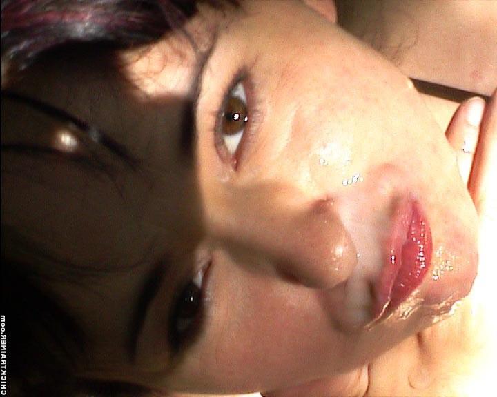18P Britney loves outdoor cock sucking with messy facial