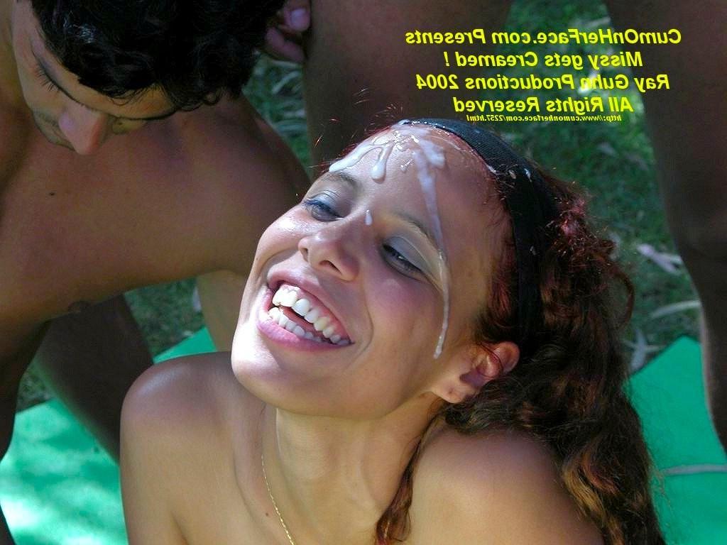 15P Horny slut gets fucked and covered in cum