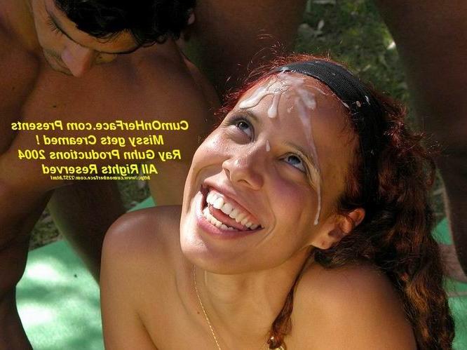16P Outdoor group sex and messy facial