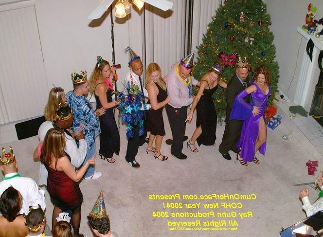 16P Cute teen group messy facial