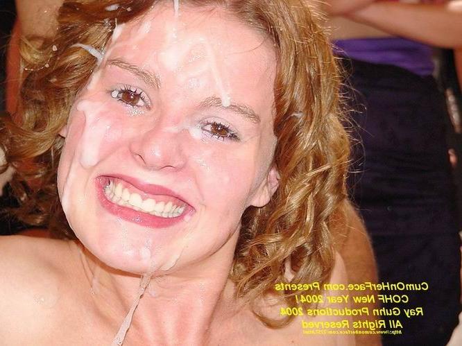 16P Cute teen group messy facial