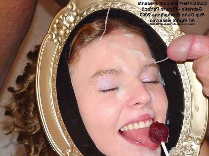 16P Cute teen group messy facial