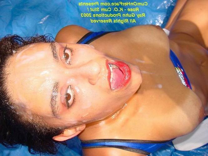 16P Outdoor slut group messy facial