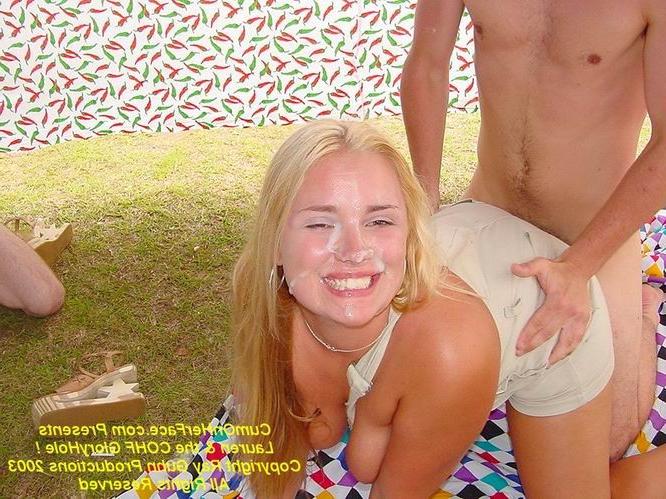 16P Group blowjob and messy facial