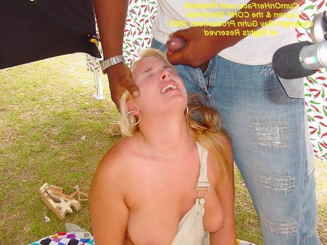 16P Group blowjob and messy facial