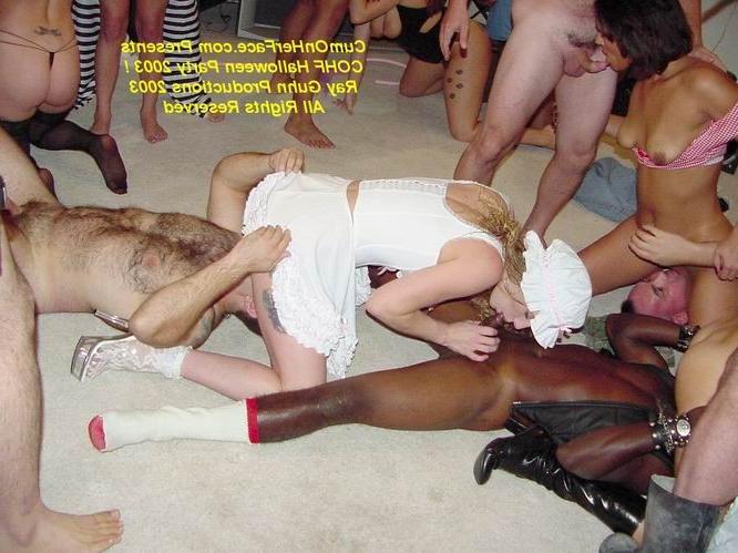 16P Orgy and messy cumshot
