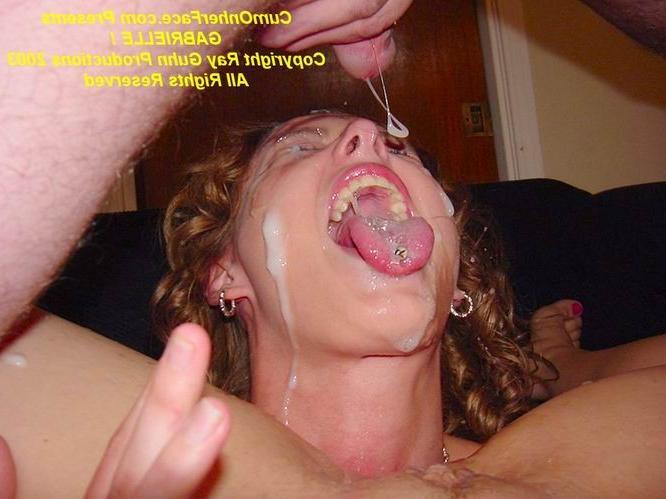 16P Cute teen messy facial