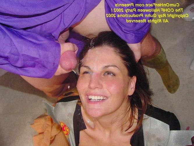 16P Group sex messy facial