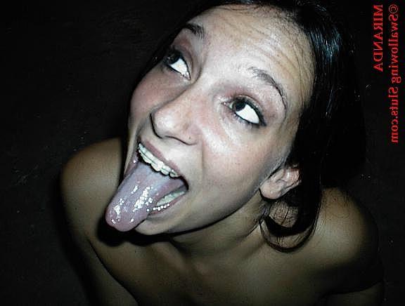 16P Dirty teen sucks a guys hairy balls until he cums for her