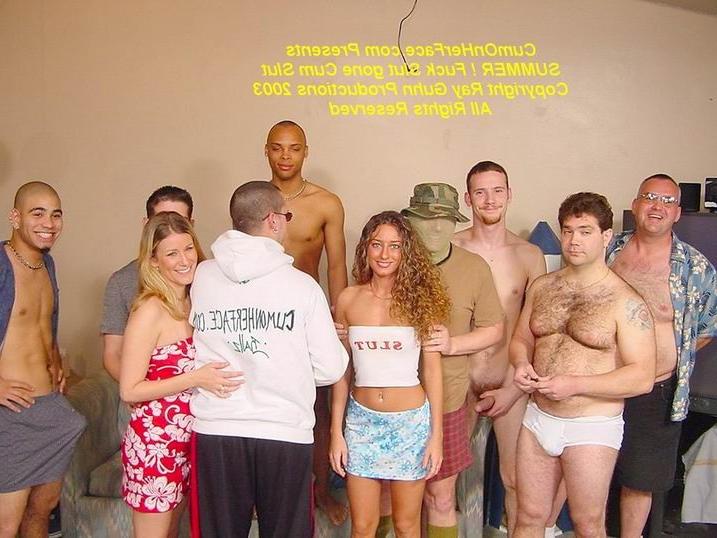 16P Gangbang messy cumshot