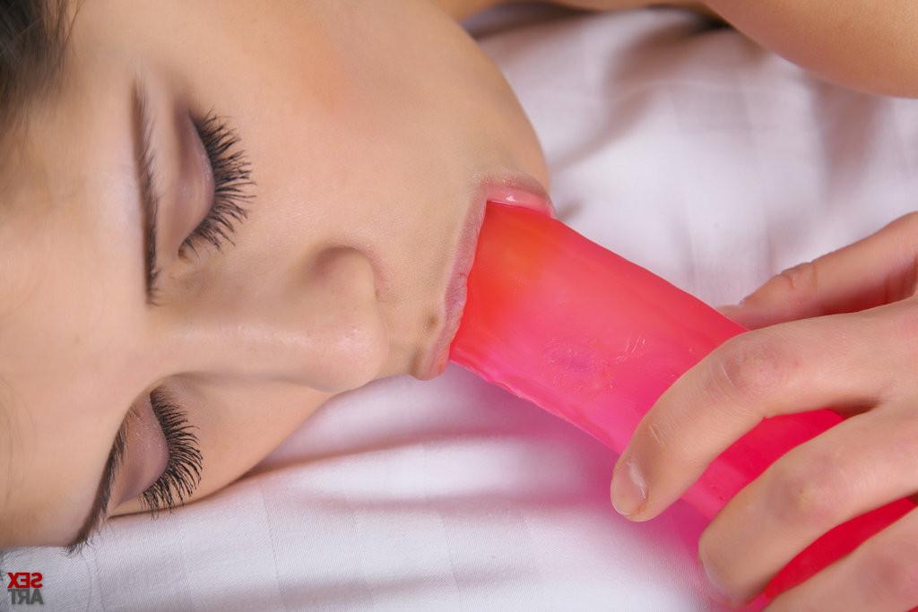 12P Luiza makes a dildo seem so erotic
